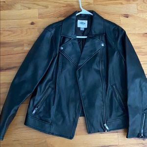 Old navy leather jacket